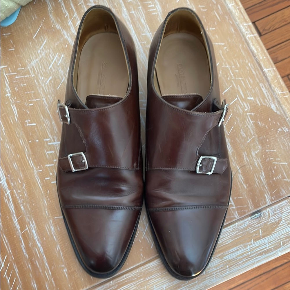 Suitsupply Brown Oxfords Sleek Design Polished Finish